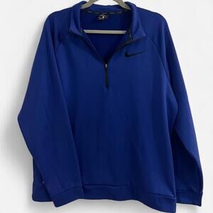 Nike Dri-Fit Cobalt Blue Quarter Zip